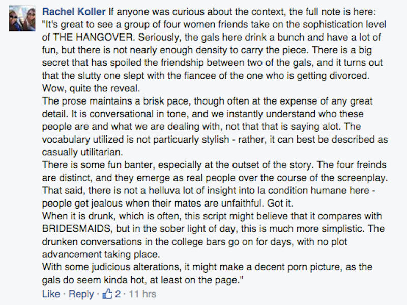 Illustration for article titled Aspiring Screenwriter Was Told Her All-Female Buddy Comedy Would Make a 'Decent Porn'